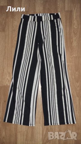 Дамски широки панталони с висока талия, снимка 2 - Панталони - 31398496