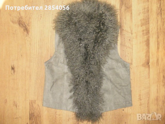 дамски, елеци естествен велур и косъм М и L/XL, снимка 9 - Елеци - 31851762