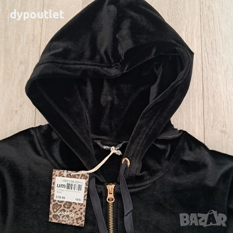 Golddigga - Дамски суичър с качулка Veloul, размер - S, снимка 3 - Суичъри - 48156203