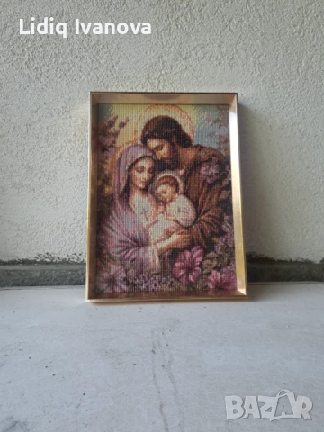Диамантен гоблен икона-готов и рамкиран