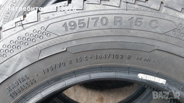 Гуми за Бус 195 70 15 C Continental ContiVanContact , снимка 7 - Гуми и джанти - 53350560