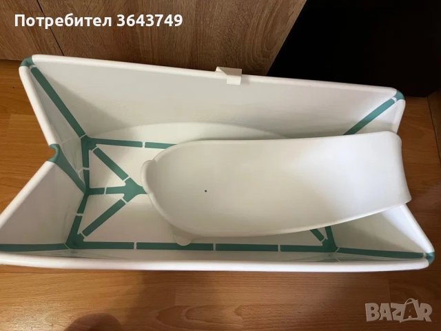 Сгъваема вана Stokke + подложка за новородено, снимка 3 - Други - 52719402