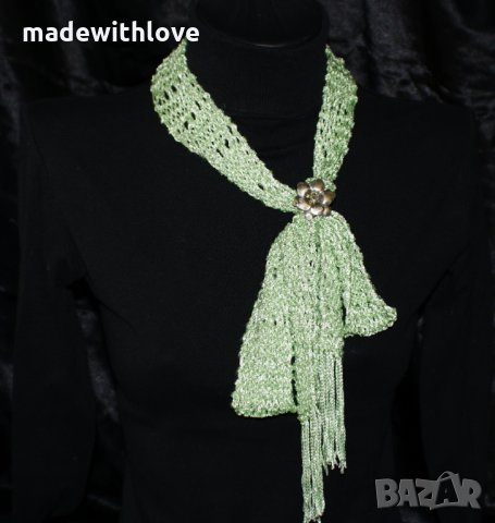 Дамски шал ръчно плетиво /плетиво подарък hand made/