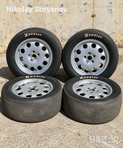 Hoosier DR2 Drag Radial + 15" джанти – комплект 4 бр