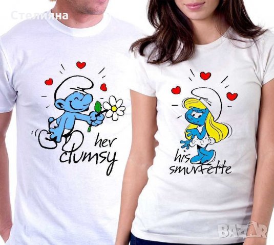 ПРОМОЦИЯ! Уникални тениски, блузи и суитчъри за двойки по ваш дизайн, снимка 14 - Тениски - 31238255