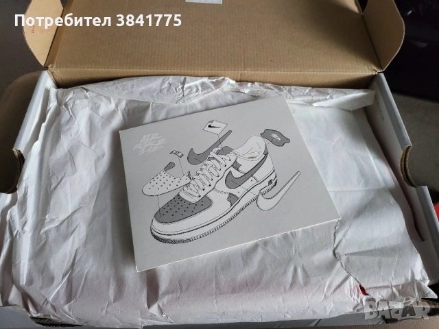 Nike Air Force 1 Low 1/1 Black Chile Red Pine Green уникални, снимка 14 - Маратонки - 51914194