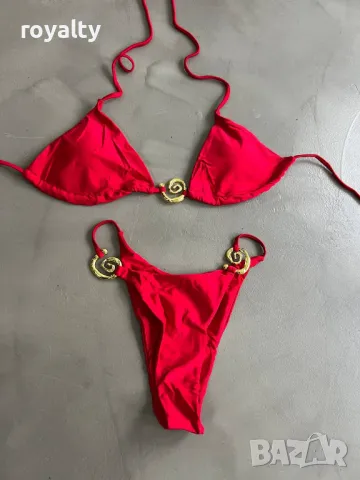 Дамски бански на части Два цвята 