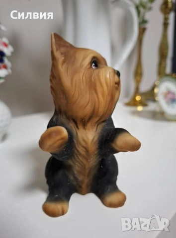 Фигурка на йоркширски териер , снимка 4 - Декорация за дома - 54084987