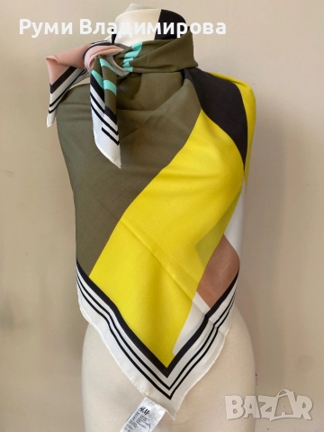 Голям, квадратен, тънък шал Moods of Norway/ HM и други, снимка 9 - Шалове - 46964791