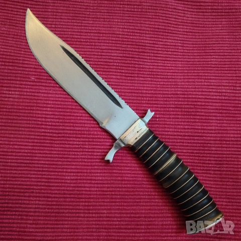 Ръчно изработен ловен нож, касапски. , снимка 2 - Ножове - 53370418