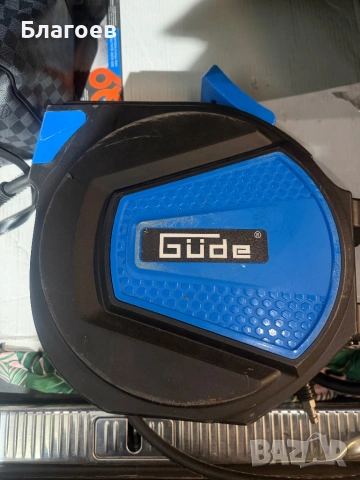 Автоматична макара с маркуч за въздух 15М / GUDE 2882 /, снимка 2 - Компресори - 53340247