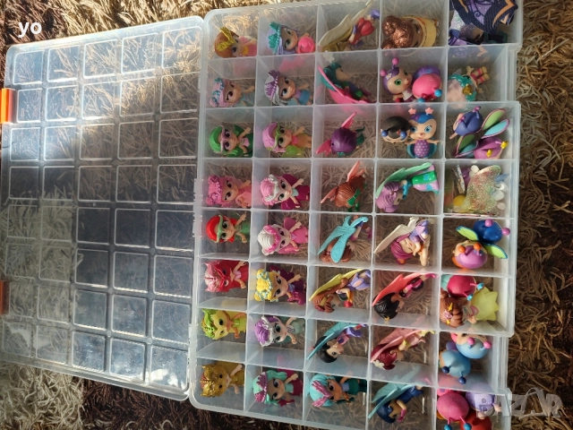 Пълна кутия с колекции от феи, калинки, пеперуди , снимка 2 - Кукли - 52421369