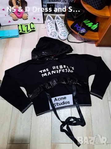 Дамска атрактивна блуза с качулка , снимка 5 - Суичъри - 38382165