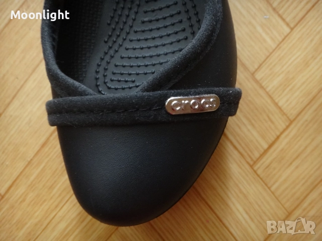 Нови оригинални Crocs черни балеринки 34 номер, снимка 5 - Дамски ежедневни обувки - 52537568