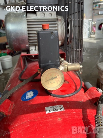 Компресор за въздух - ИТАЛИЯ 200 литра, снимка 5 - Индустриална техника - 54287903