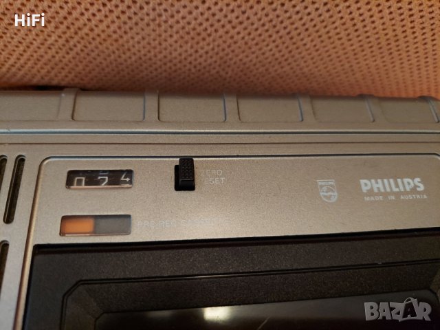 Касетофон Philips N 2215 - 1976г., снимка 3 - Радиокасетофони, транзистори - 31823208