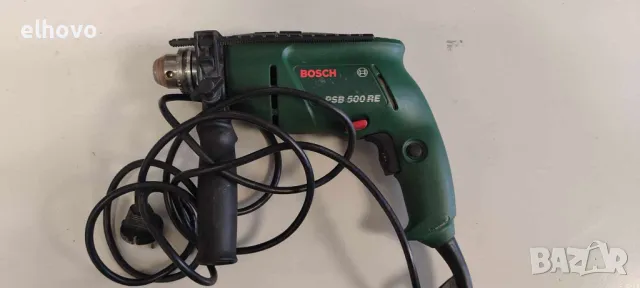 Бормашина ударна BOSCH PSB 500 RE#2, снимка 6 - Бормашини - 48138857