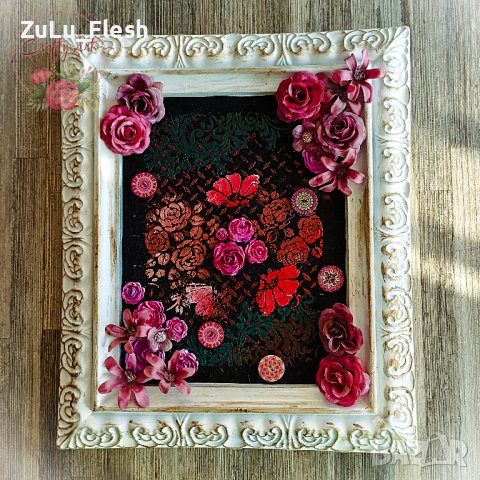 НАМАЛЕНО! Пано с нежни рози, снимка 2 - Пана - 42905045