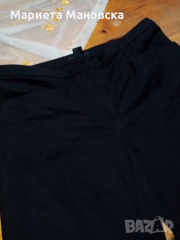 H&M черен памучен панталон, като нов, снимка 4 - Панталони - 29534890