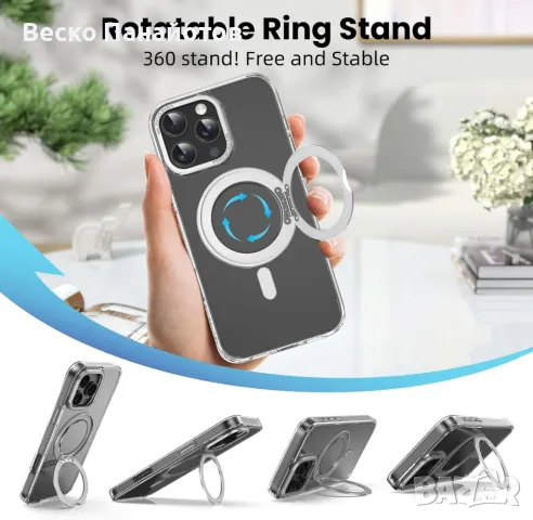 Магнитен калъф за iPhone 16 Pro Max Case Cover 2024 с Mag Safe Case, снимка 3 - Калъфи, кейсове - 49393075