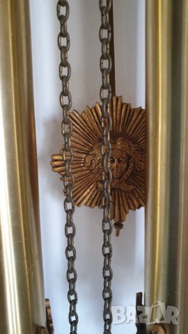 Бронзов рядък стенен механичен швейцарски часовник, снимка 7 - Антикварни и старинни предмети - 42497168