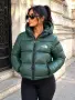 The North Face Ново Зелено Дамско Късо Зимно Яке , снимка 1