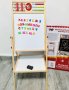 Детска дървена магнитна дъска, с български букви, българска азбука, образователна игра, играчка, снимка 3