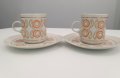 Комплект чаши за кафе от 60те години, снимка 1 - Антикварни и старинни предмети - 34221152