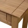 vidaXL Конзолна маса, 110x40x72 см, бор масив, стил Панама, снимка 6