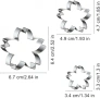 3 размера вишнев цвят цвете пролет метални резци тесто бисквитки фондан декорация торта , снимка 4