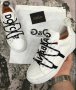 Мъжки спорни обувки D&G в бяло, снимка 1 - Маратонки - 29680656