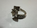 Дамски сребърен пръстен 925, 6,94гр, снимка 5