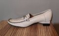 Нови кожени бели мокасини 38 номер пролетни обувки, снимка 2