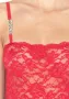 Guess червено дантелено боди, снимка 2