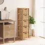 vidaXL Скрин с 5 чекмеджета-кошници, 25,5x37x100 см, воден хиацинт（SKU: 245492）, снимка 2