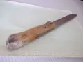 Нож стар с дървена дръжка, снимка 6