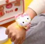 Хелоу Коте Кити Hello Kitty глава детски часовник музикален светещ прожектор прожектиращ дигитален, снимка 3