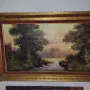 разкошен голям пейзаж масло върху платно внос от западна Европа, снимка 5