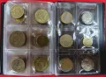 Колекция различни на вид монети в класьор 60 брОЯ, снимка 9