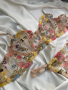 Дамски комплект бельо от две части с красива бродерия от цветя, снимка 6
