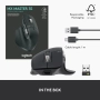 ЧИСТО НОВА С ЛЕПЕНКА Безжична мишка Logitech MX Master 3S ултрабързо скролиране, ергономична, 8K DPI, снимка 2
