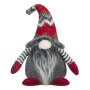 Коледна фигура, Гном с жакардова шапка, 26 см, снимка 2