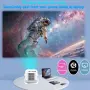 Проектор ORBER, 4K HD, 450 лумена, бял, Wi-Fi 6/Bluetooth, снимка 5