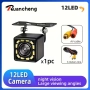 Камера за задно виждане, 12 LED, IP68 водоустойчив, 6 м кабел, снимка 1