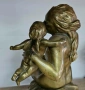 бронзова склуптора на Венера и Купидон от 19-mu Bek. , снимка 3