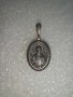 Сребърна висулка Свети Никола, снимка 1 - Колиета, медальони, синджири - 42461261