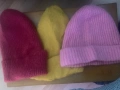 Зимни шапки, естествени материи, снимка 1