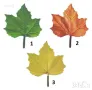 25 бр Изкуствени есенни клен листа листо за декорация и украса хартиени кленови хартия есенна , снимка 2