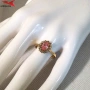 Пръстен с 14К златно покритие 224886, снимка 4