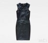 Нова рокля G-STAR Lynn Navy Slim Dress оригинал, снимка 4